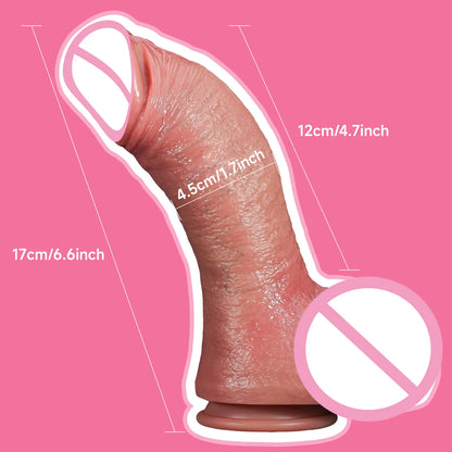 Skin-Feel Realistic Huge Dildo with Suction Cup
