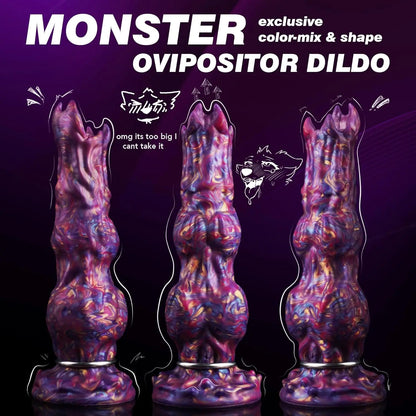 Inflatable Ovipositor Dildo - Egg-Laying Fantasy Toy for Vaginal & Anal Play
