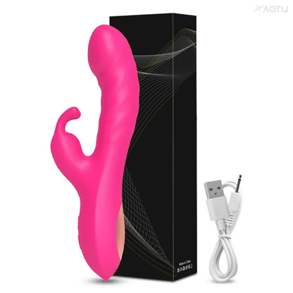 Powerful 2-in-1 Rabbit Vibrator for Clit and G-Spot