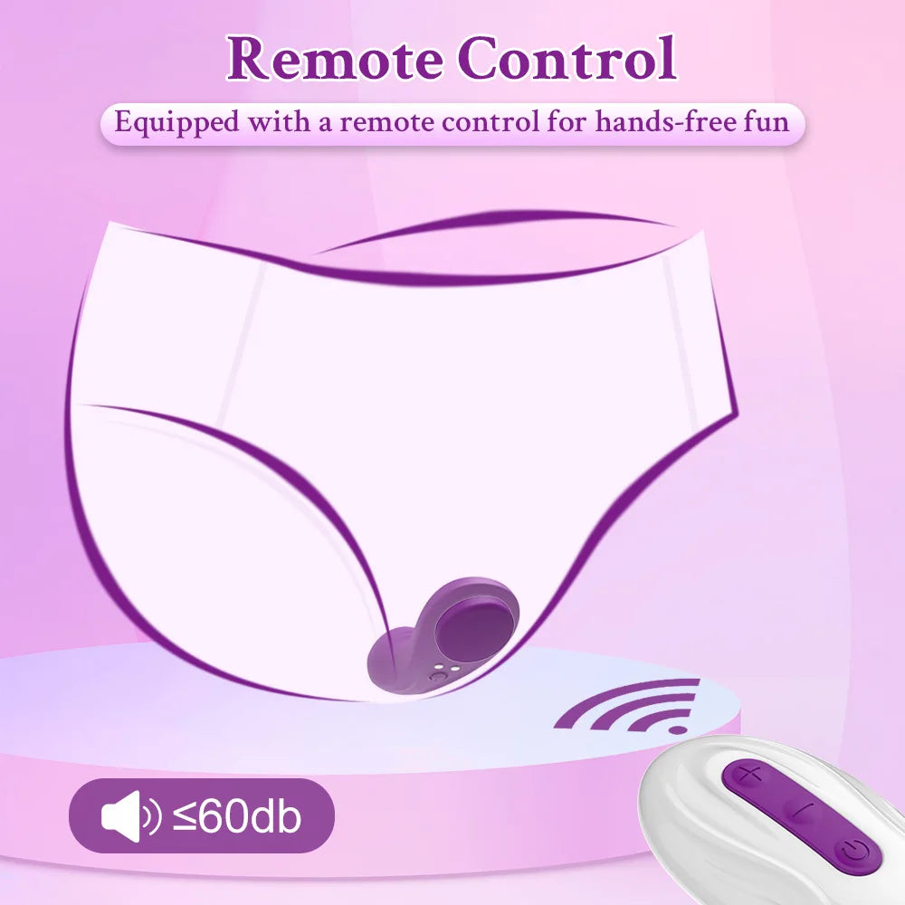 APP-Controlled Magnetic Clit Stimulator Panty for Women