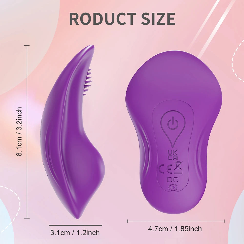Wearable APP-Controlled Clit Vibrator for Couples & Solo Play