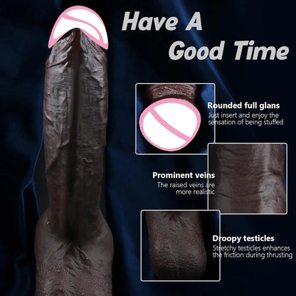 Realistic Skin-Feel Huge Soft Dildo for Strapon