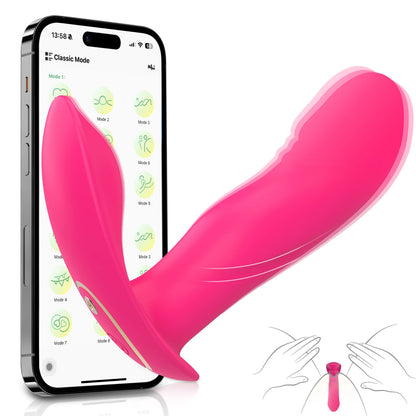APP-Controlled Rabbit Panty Vibrator for G-Spot & Clit