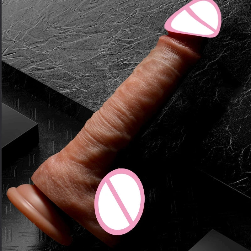 Telescopic Realistic Dildo with Big Penis & Anal Plug