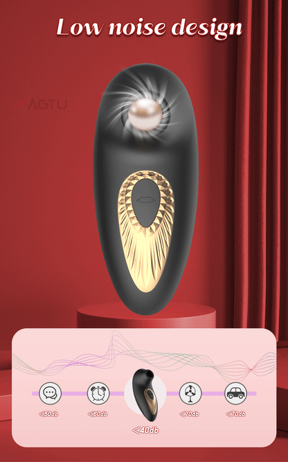 Clitoral Suction Vibrator with Nipple Stimulator for Women