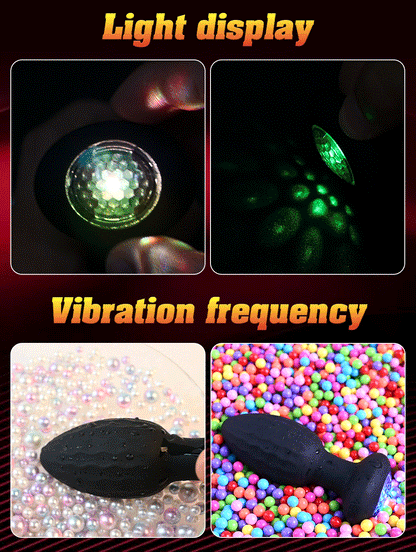 APP Control LED Vibrating Butt Plug