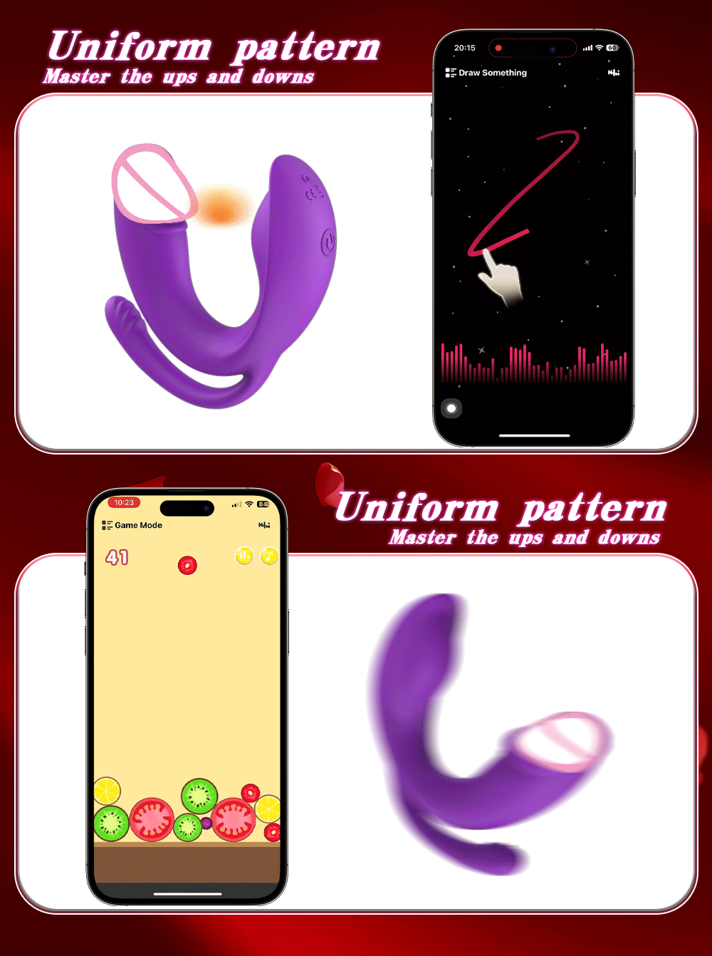 APP-Controlled Wearable Panty for G-Spot & Clitoral Stimulation