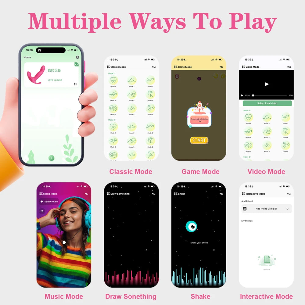 APP Panty Vibrator with Wiggle G-Spot & Clit Stimulation