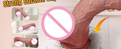 Super Realistic Thick Dildo with Strong Suction Cup