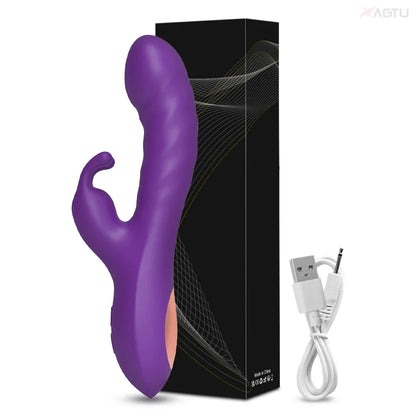 Powerful 2-in-1 Rabbit Vibrator for Clit and G-Spot