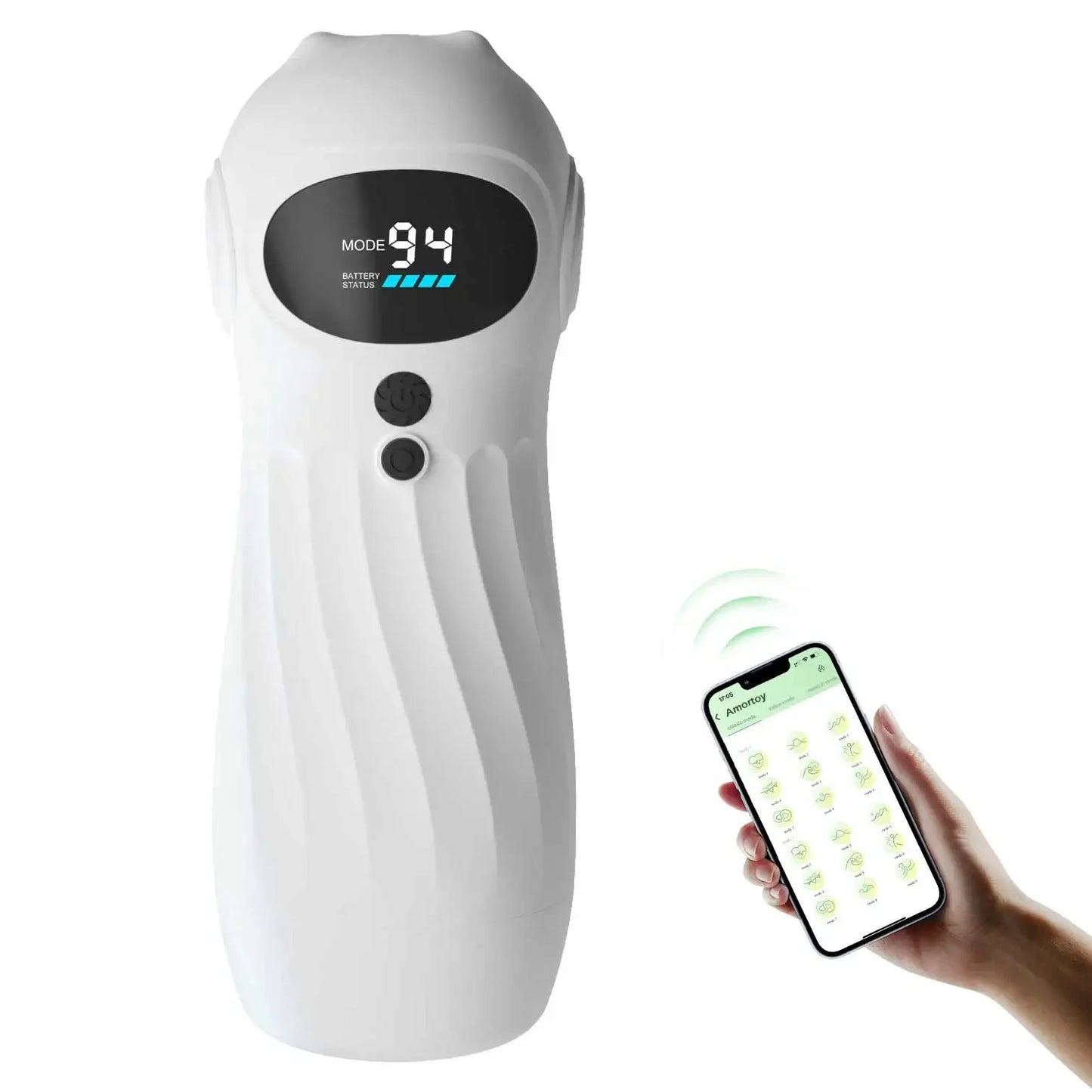 Automatic Sucker Male Masturbator with 9 Vibration & 4 Suction Modes