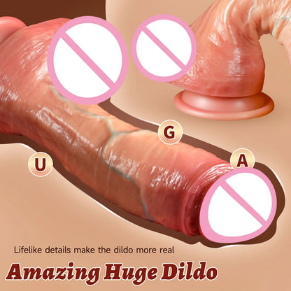 Huge Realistic Dildo for Double Penetration
