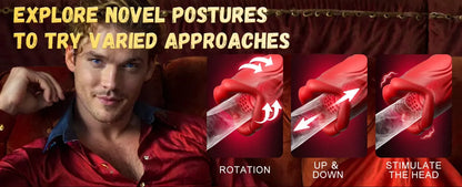 9-Speed Penis Trainer with Vibration & Delay Function