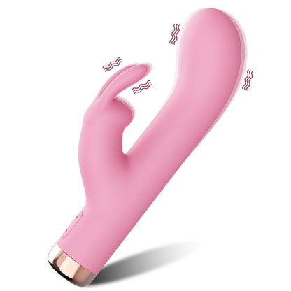 3-in-1 Dildo Rabbit Vibrator G-Spot & Clitoral Anal Stimulator