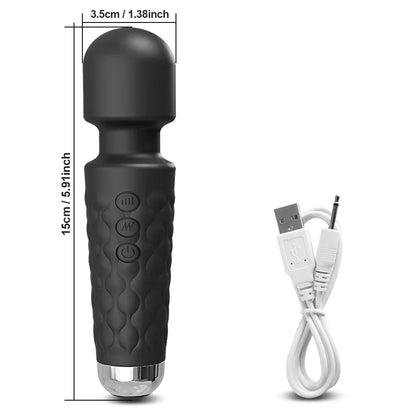 Wand Vibrator for Clitoral Nipple & Breast Stimulation