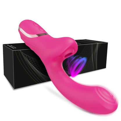 G-Spot Clit Sucker Vibrator with Nipple Stimulator