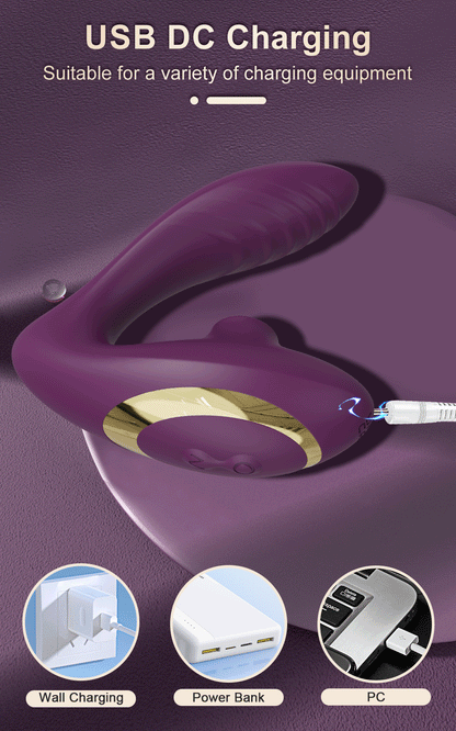 Dual-Action Clit Sucker and G-Spot Vibrator