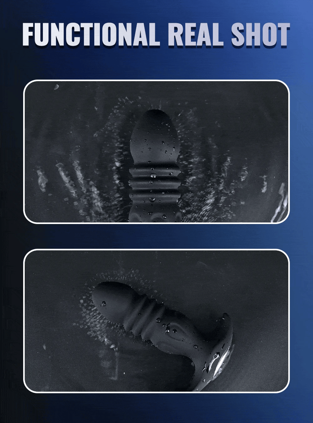 APP Control Thrusting Telescopic Prostate Massager