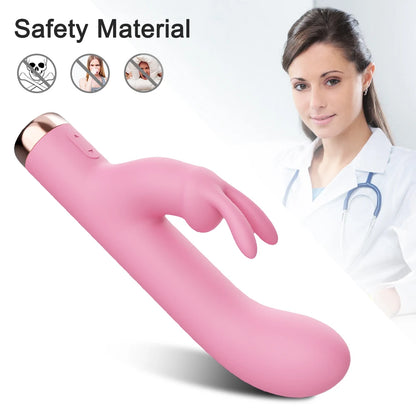 3-in-1 Rabbit Vibrator for G-Spot and Anal Pleasure