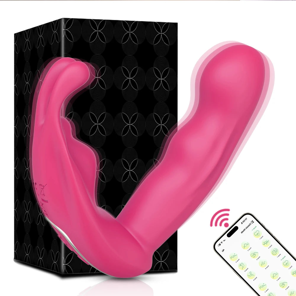 APP-Controlled Rabbit Panty Vibrator for G-Spot & Clit