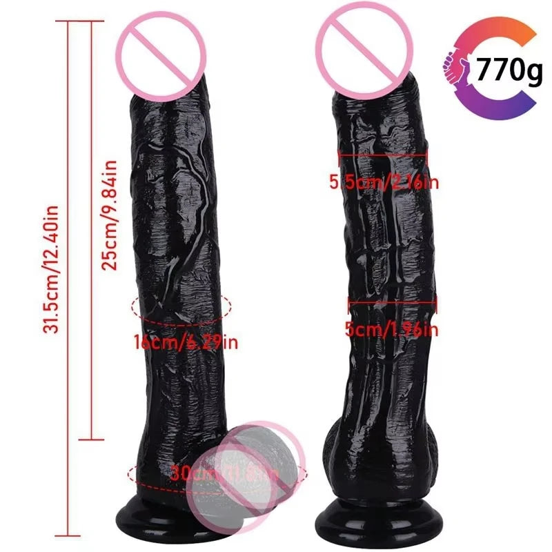 Realistic G-Spot Dildo with Suction Cup