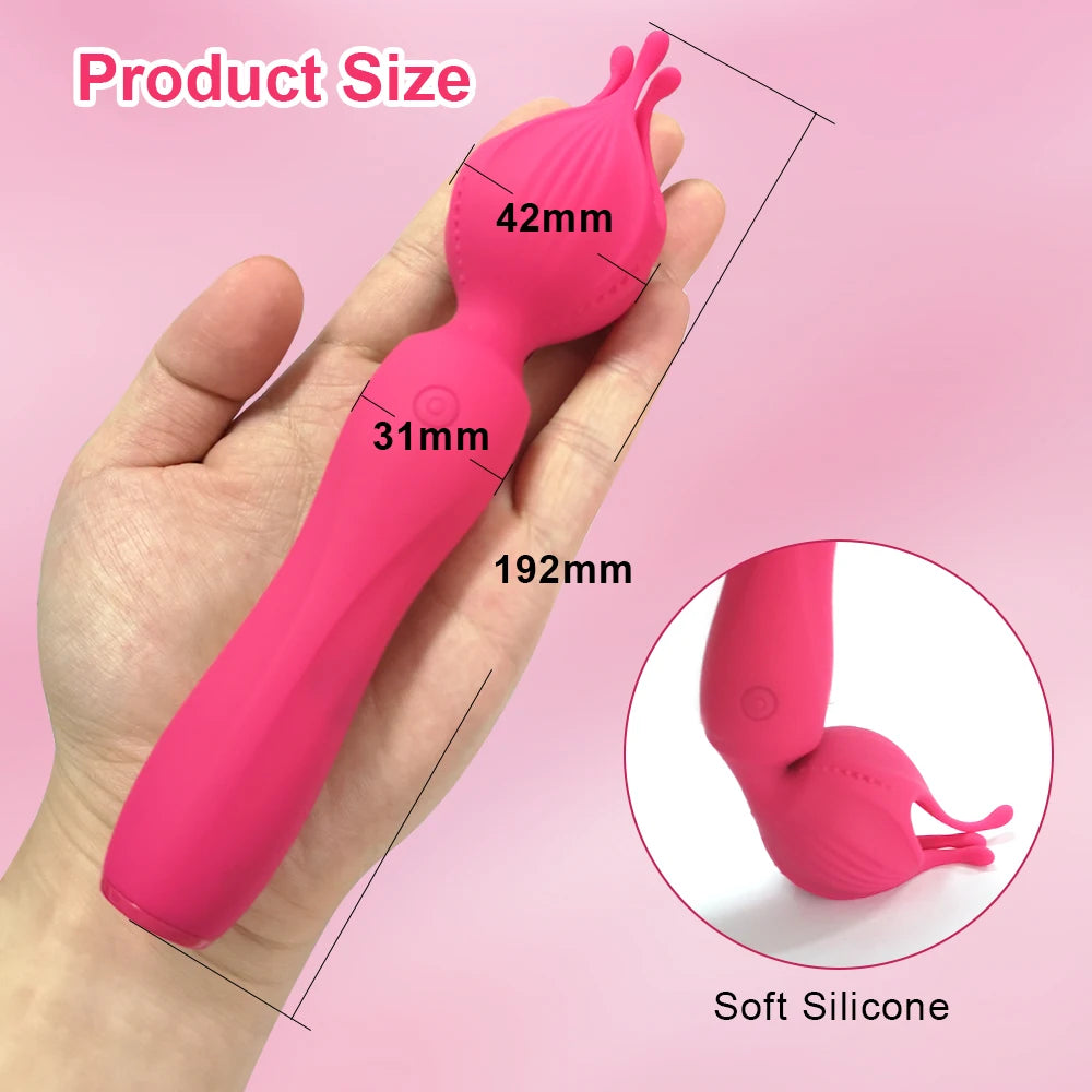 Wiggle Motion Vibrator for Clitoral & Nipple Stimulation