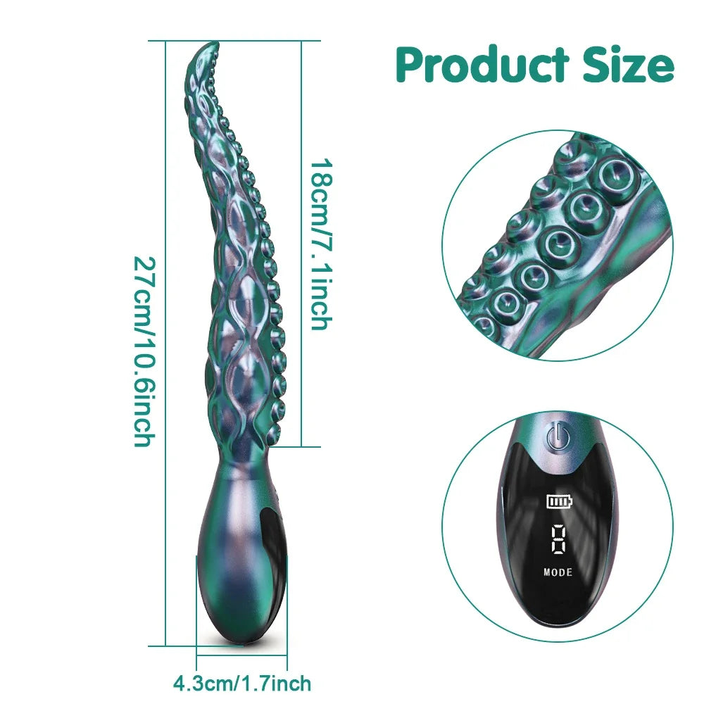Monster Octopus Tentacle Dildo for G-Spot & Anal Play