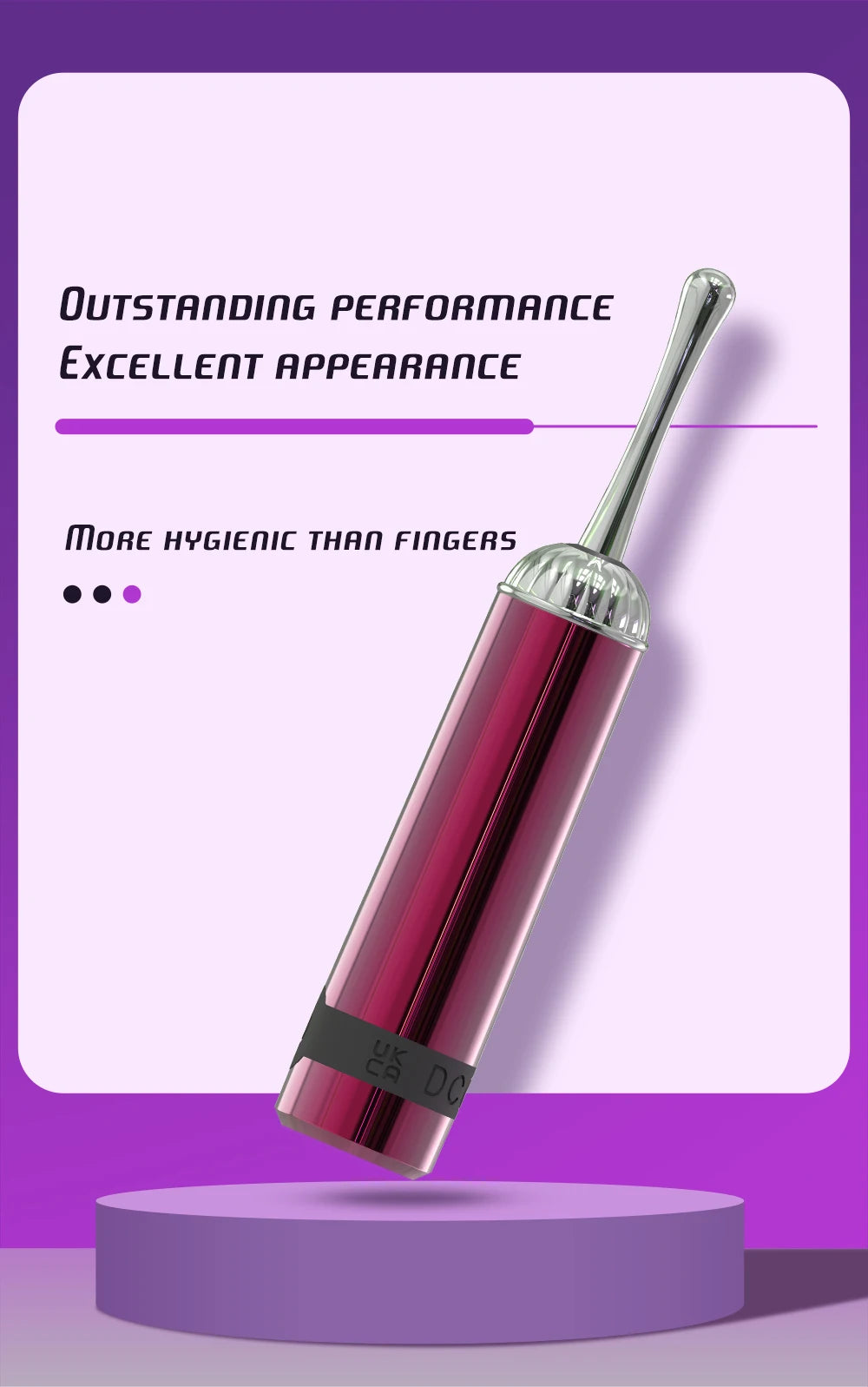 Powerful Mini Clitoral Vaginal Nipple Vibrator for Women