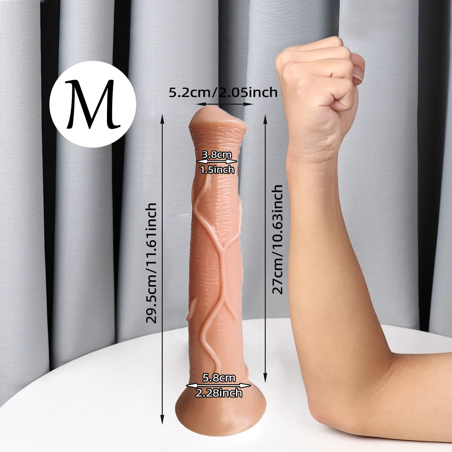 Horse Dildo with Suction Cup - Realistic Animal Toy