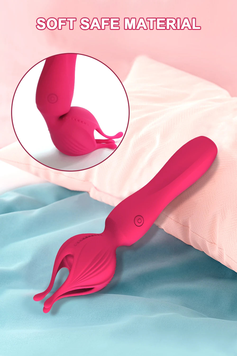 Wiggle Motion Vibrator for Clitoral & Nipple Stimulation
