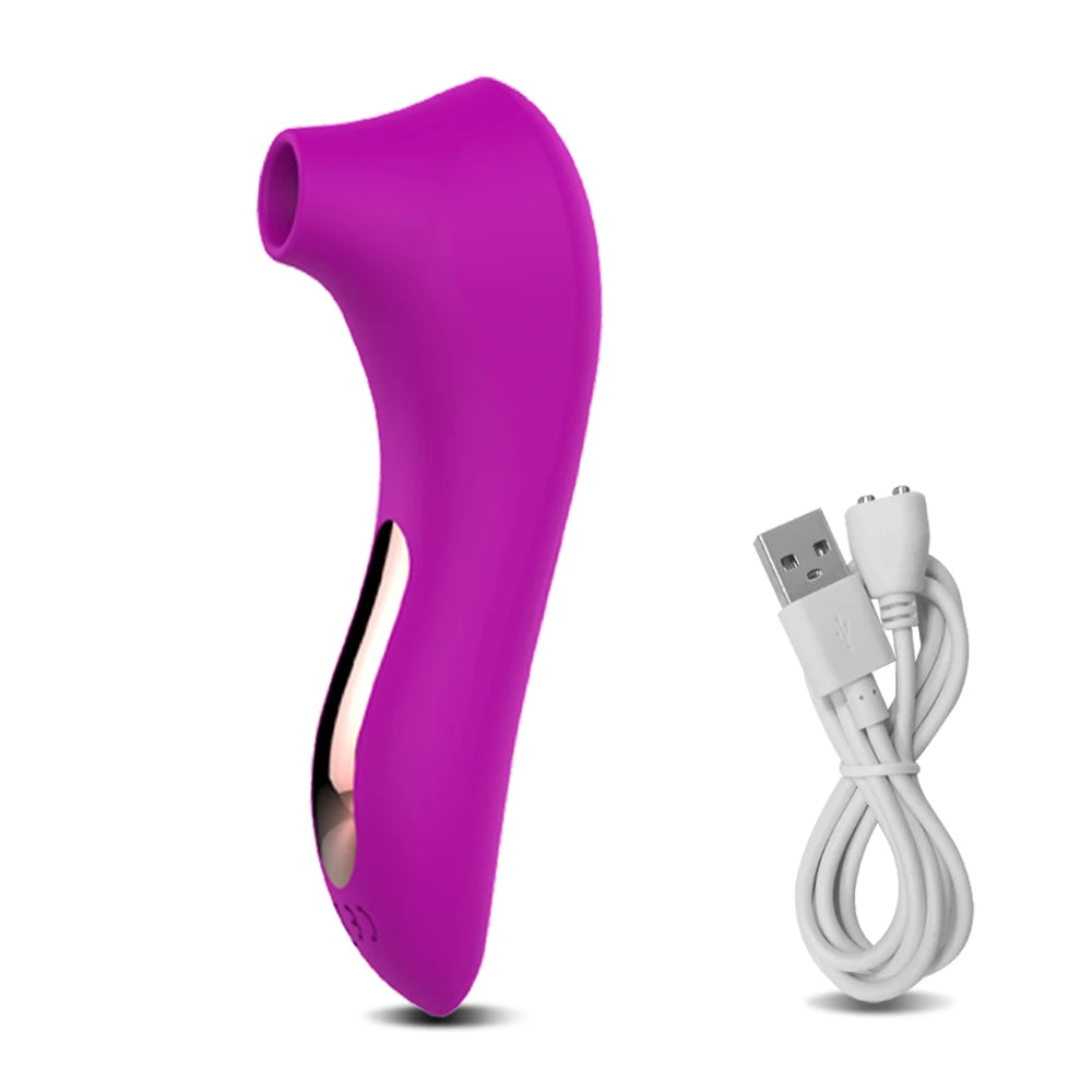 Clitoral Suction Vibrator with Nipple Stimulator for Women