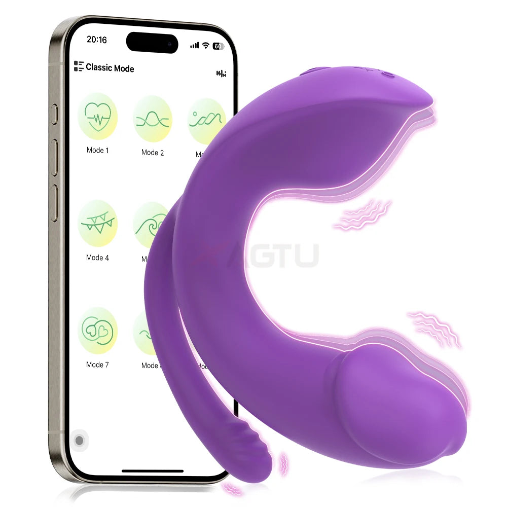 APP-Controlled Wearable Panty for G-Spot & Clitoral Stimulation