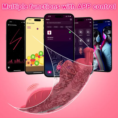 APP-Controlled Wearable Thong Vibrator for Women & Couples