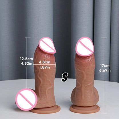 Huge Veined Realistic Dildo with Suction Cup