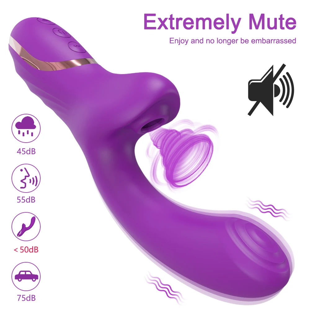 20-Mode Clitoral Sucking Vibrator with Vacuum Stimulator