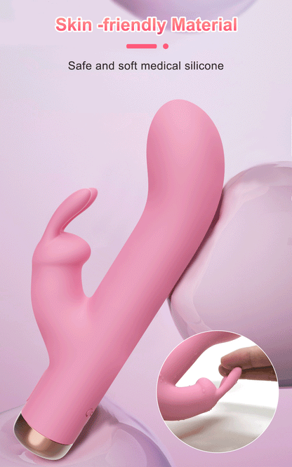 3-in-1 Dildo Rabbit Vibrator G-Spot & Clitoral Anal Stimulator