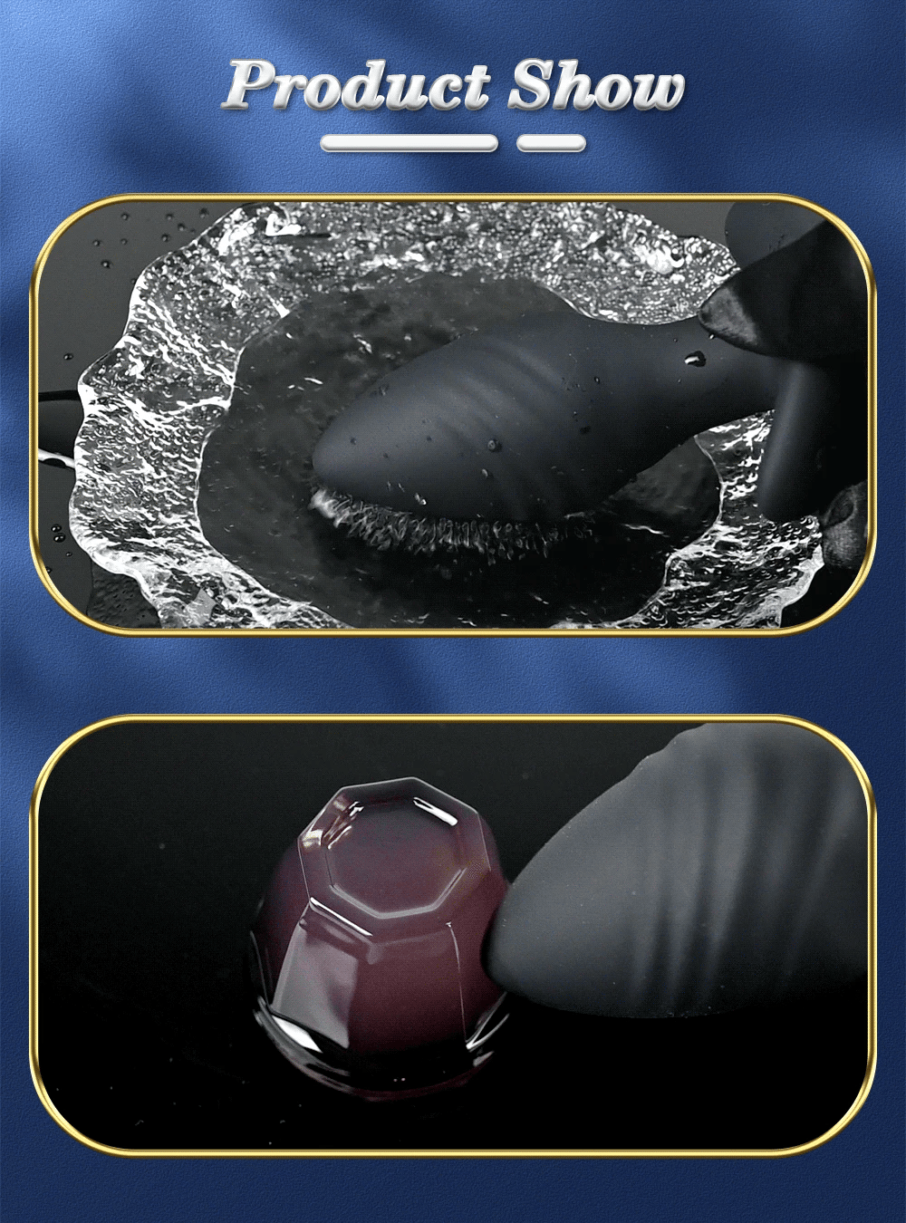 APP Controlled Rotating Butt Plug with 360° Wiggle Motion