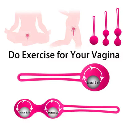 Smart Remote Geisha Kegel Balls for Vaginal Tightening