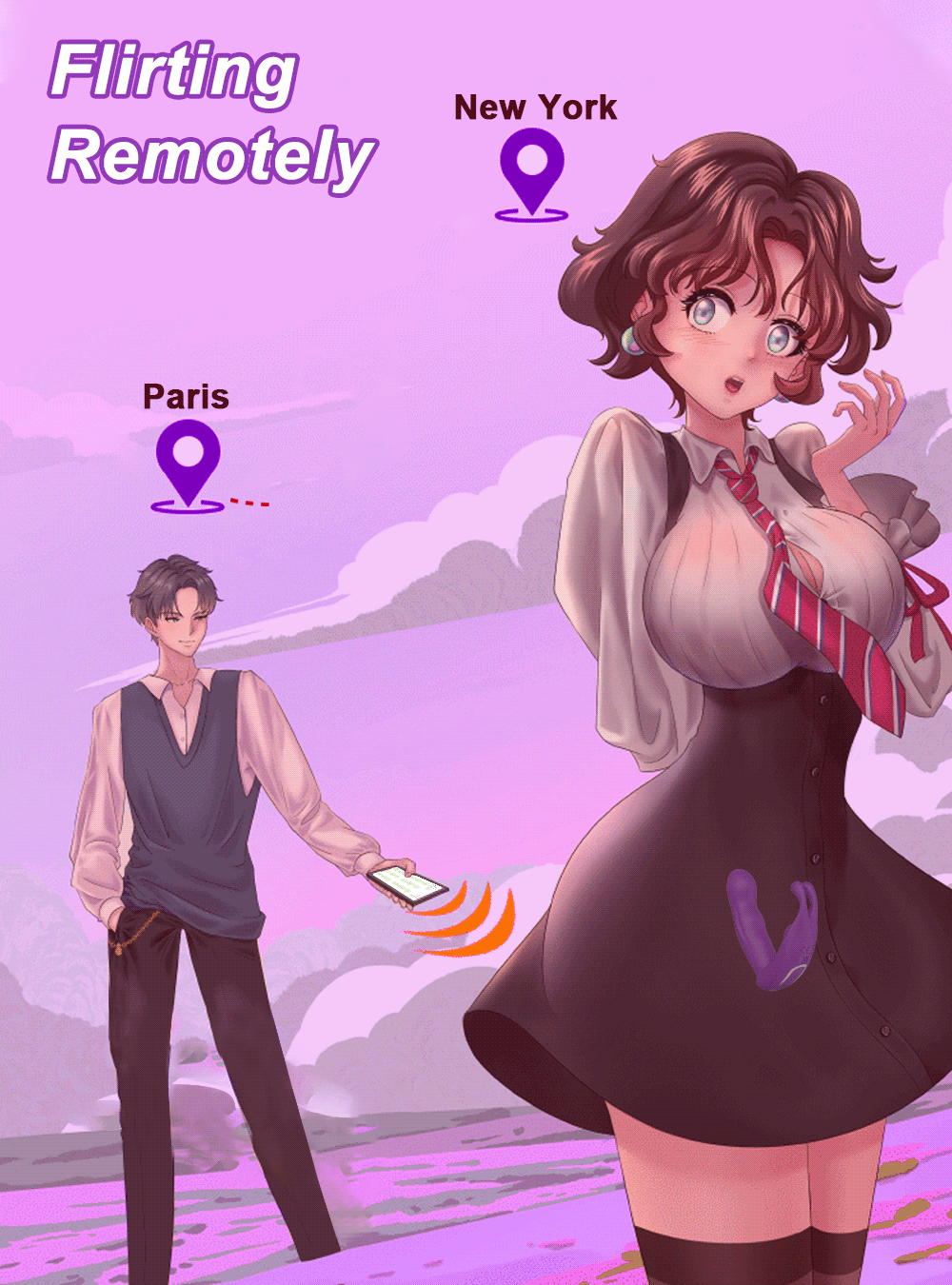 APP-Controlled Rabbit Panty Vibrator for G-Spot & Clit