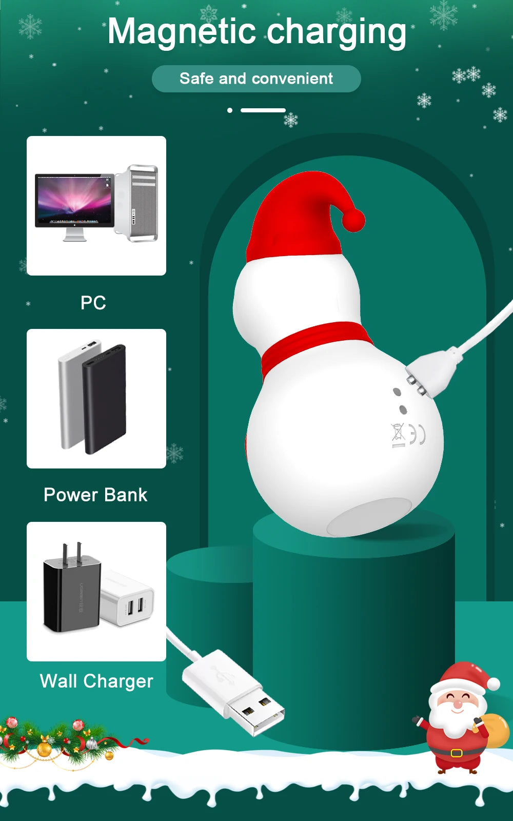 Clit Sucker Vibrator for Women with Nipple Stimulator & Suction