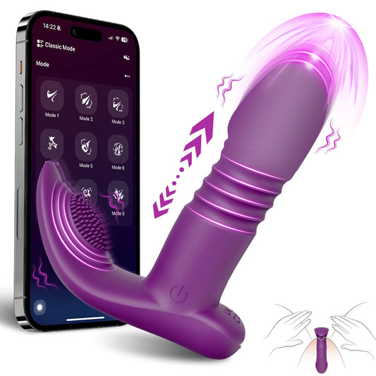APP-Controlled Thrusting Panty for G-Spot & Clitoral Pleasure