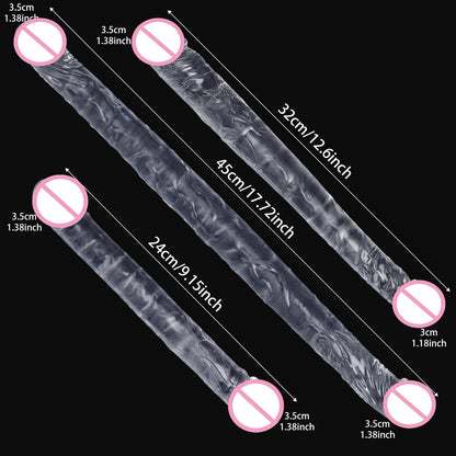 U-Shape Double Head Silicone Dildo for Couples