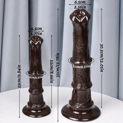 Horse Dildo with Suction Cup - Realistic Animal Toy