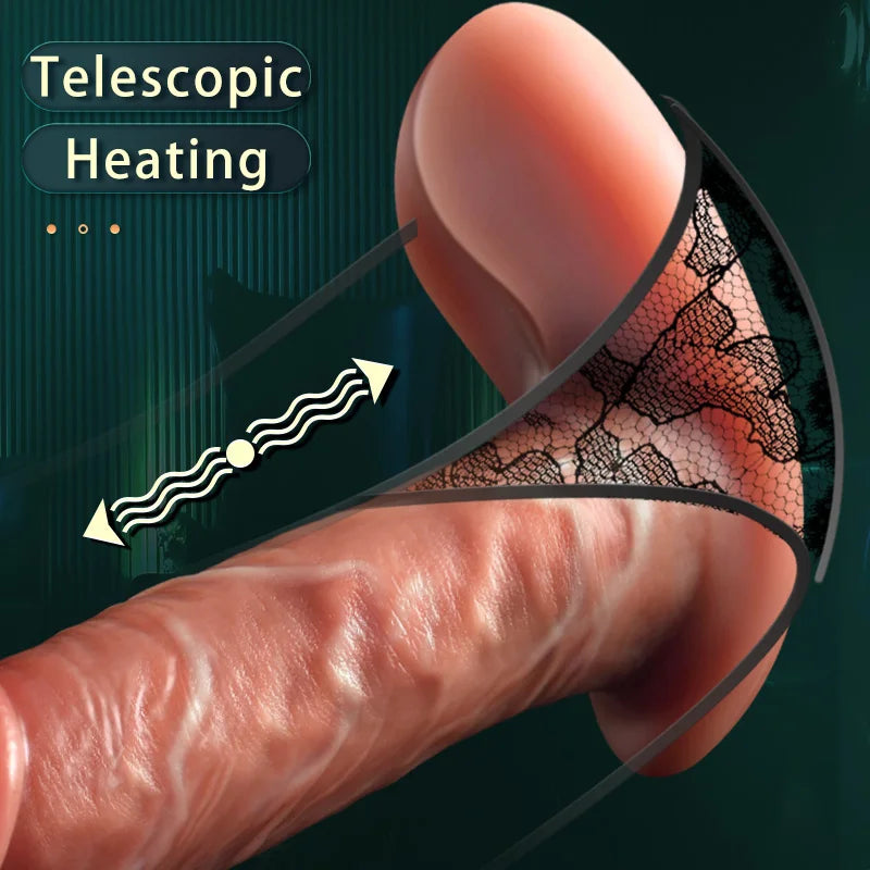 Wearable Remote Thrusting Dildo for Women