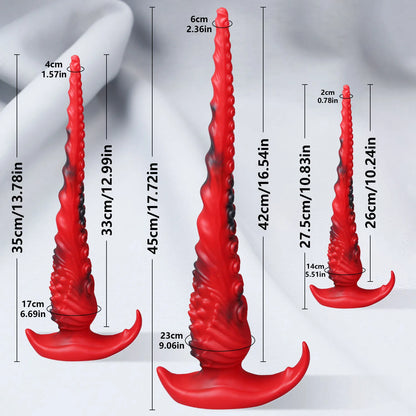 Long Tentacle Dildo Butt Plug - Monster Octopus for Anal & Vaginal Stimulation