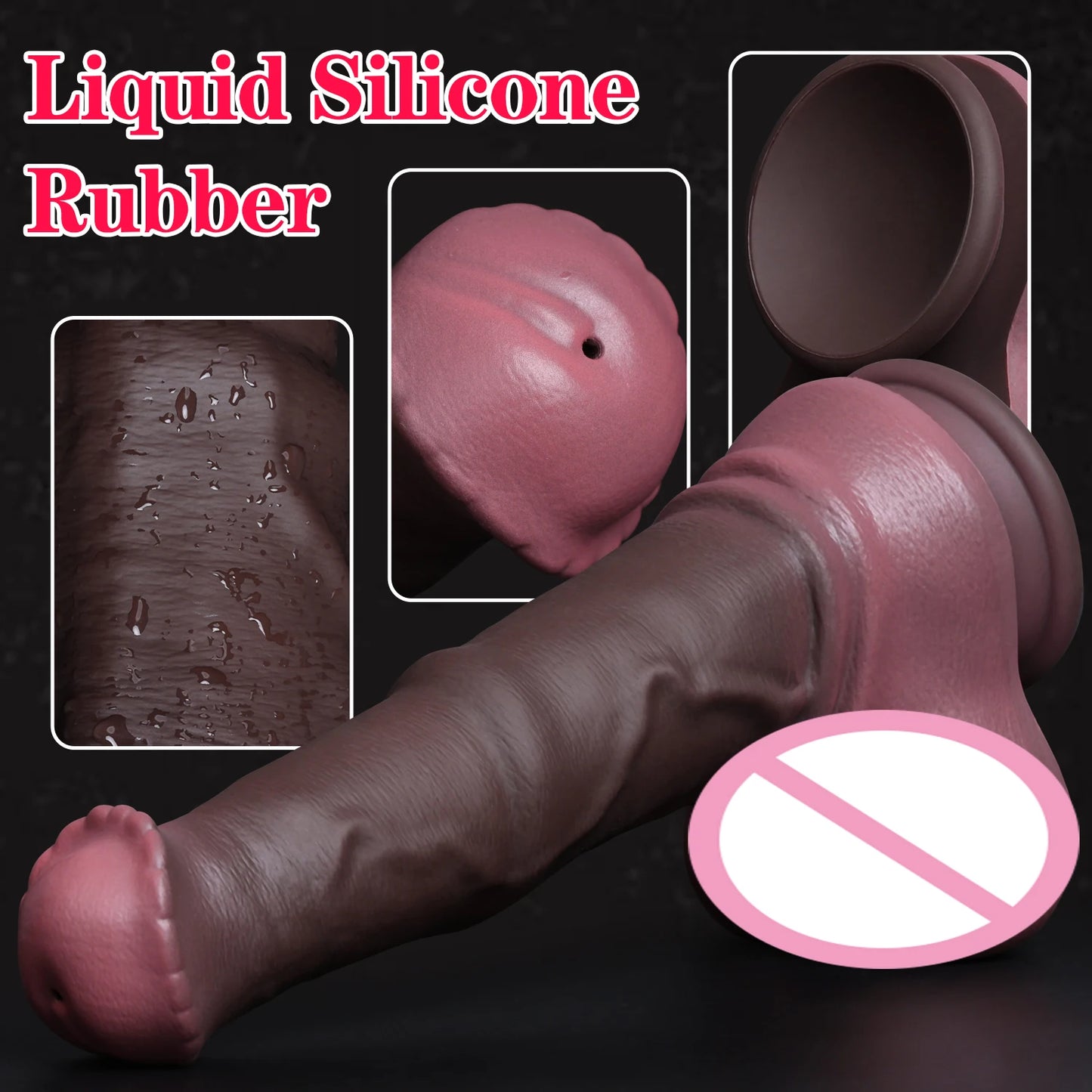 Squirting Animal Penis Sex Toy - Lifelike Silicone