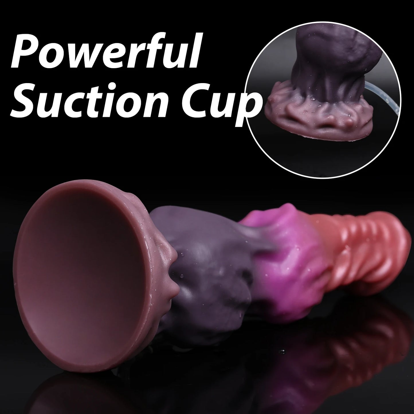 Realistic Knotted Dildo - Ejaculating Inflatable Anal Toy