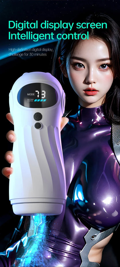 Automatic Sucker Male Masturbator with 9 Vibration & 4 Suction Modes