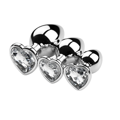 Diamond Metal Anal Plug Set