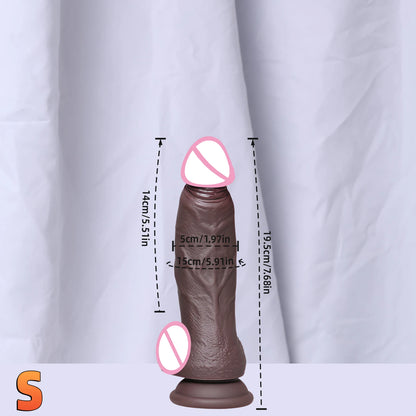 Huge Veined Realistic Dildo with Suction Cup